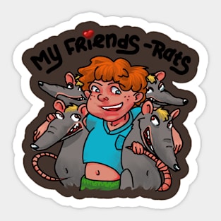 my friends rats Sticker